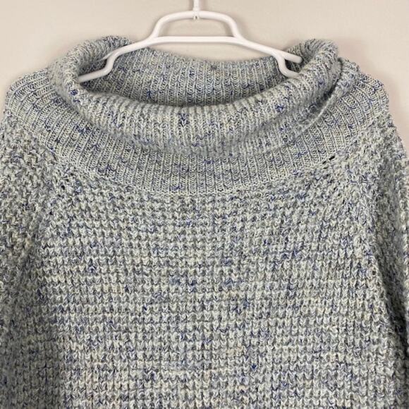 Free People Dylan Tweedy Cowl Neck Sweater Large - Picture 3 of 9